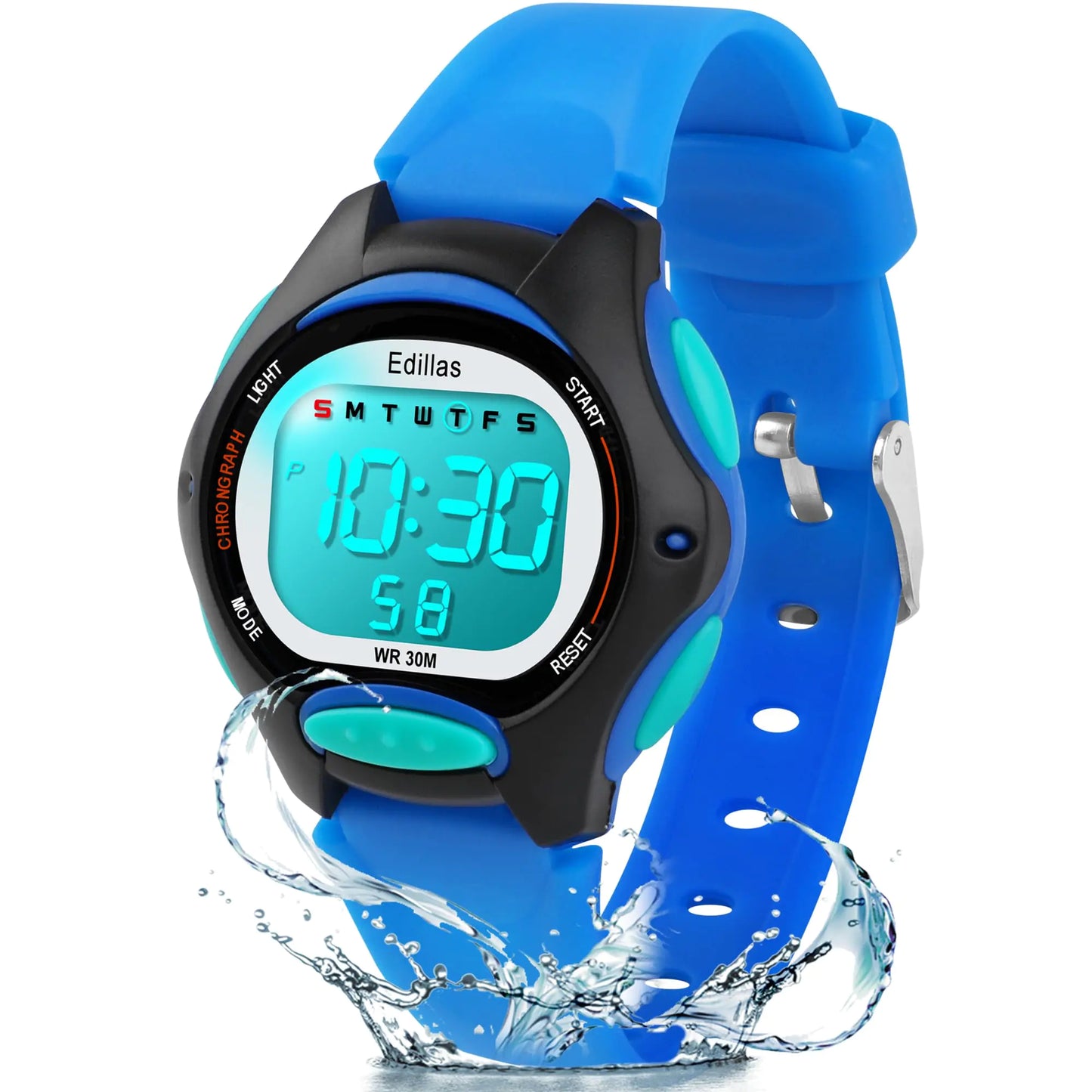 YouthPro Digital Sports Watch - Multifunctional & Waterproof