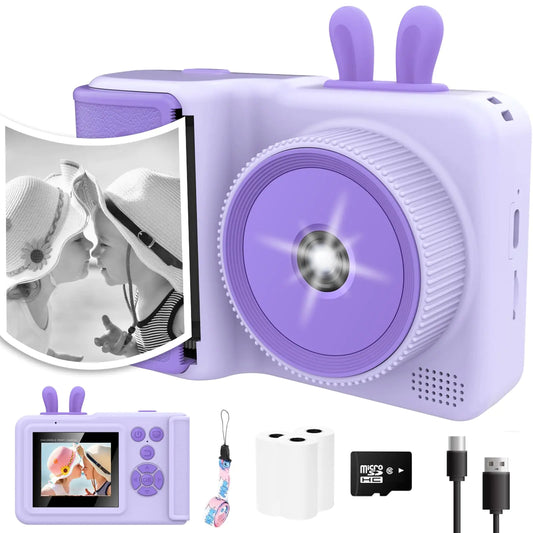 Purple Pixie Kid's Instant Camera - Prints & Videos