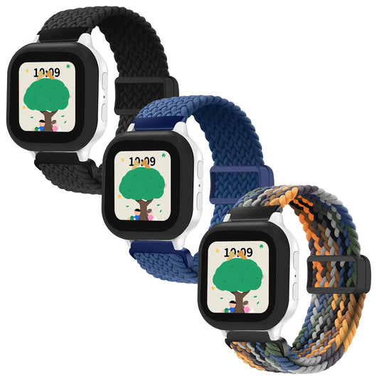 SimpleThings 3-Pack Braided Stretch Bands for Gabb & Gizmo Watches