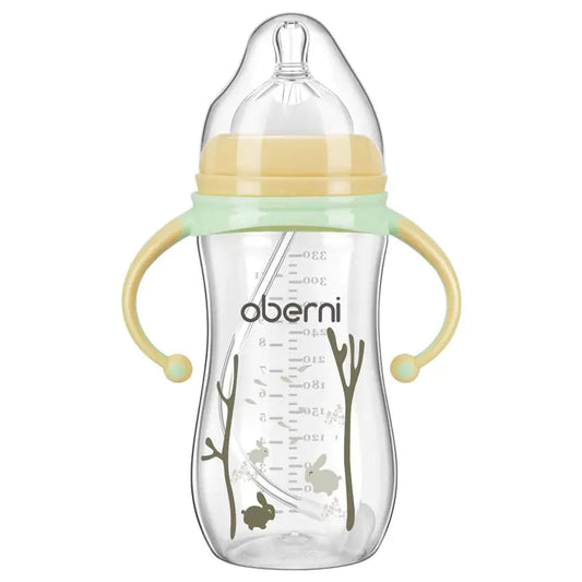 Wide-Neck Glass Baby Bottle