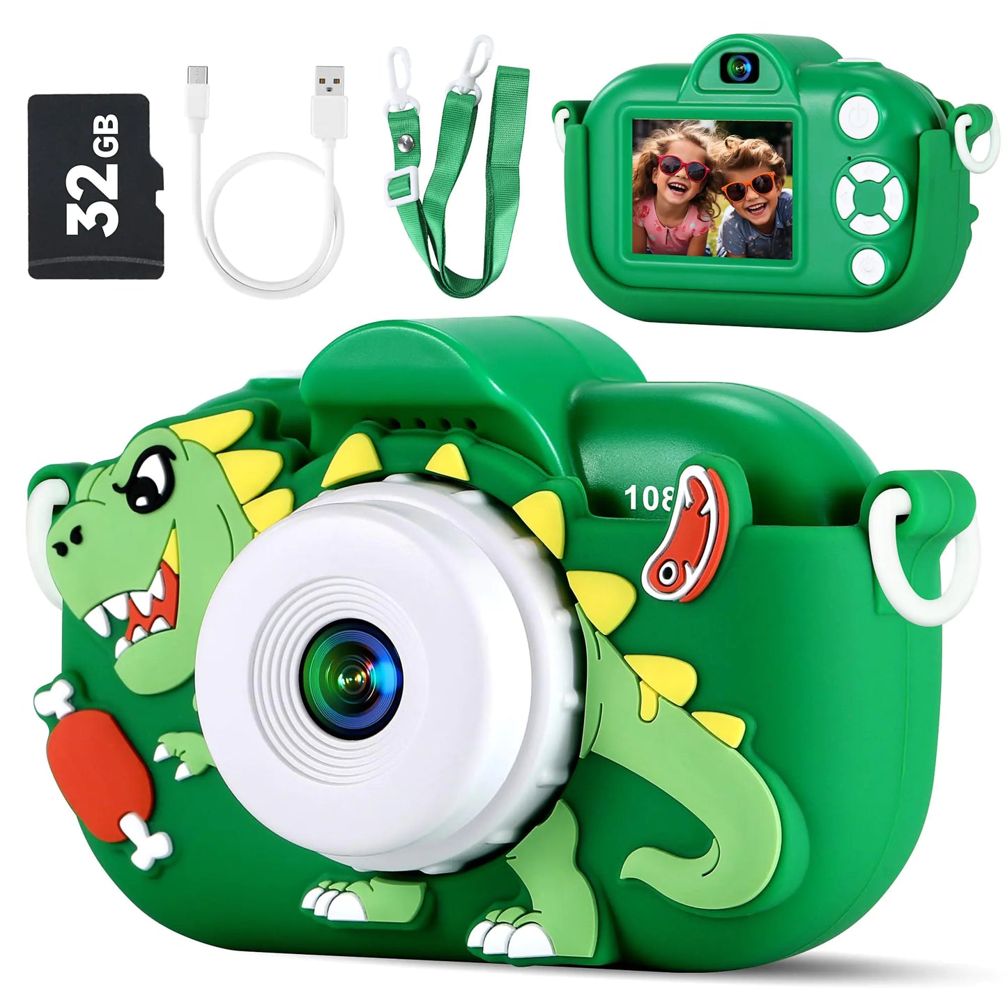 ZoomCam HD - Dual Lens 48MP Kids' Camera with 32GB Card