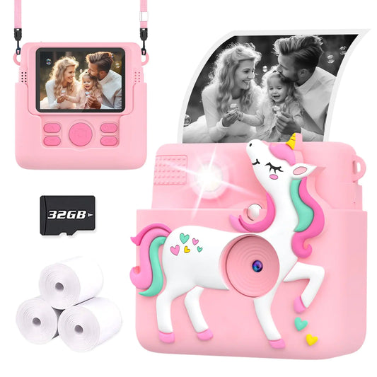 PixieSnap Kids Instant Camera - Pink