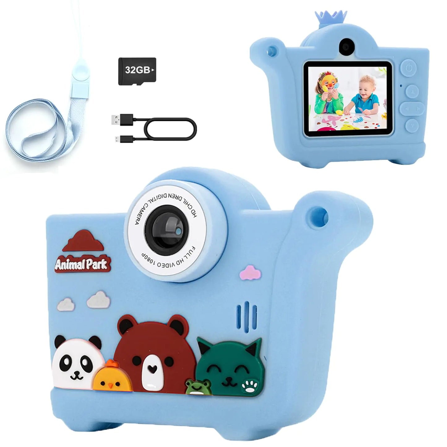 DinoSnap Kids Camera - HD Digital Toy for 3-12 Year Olds