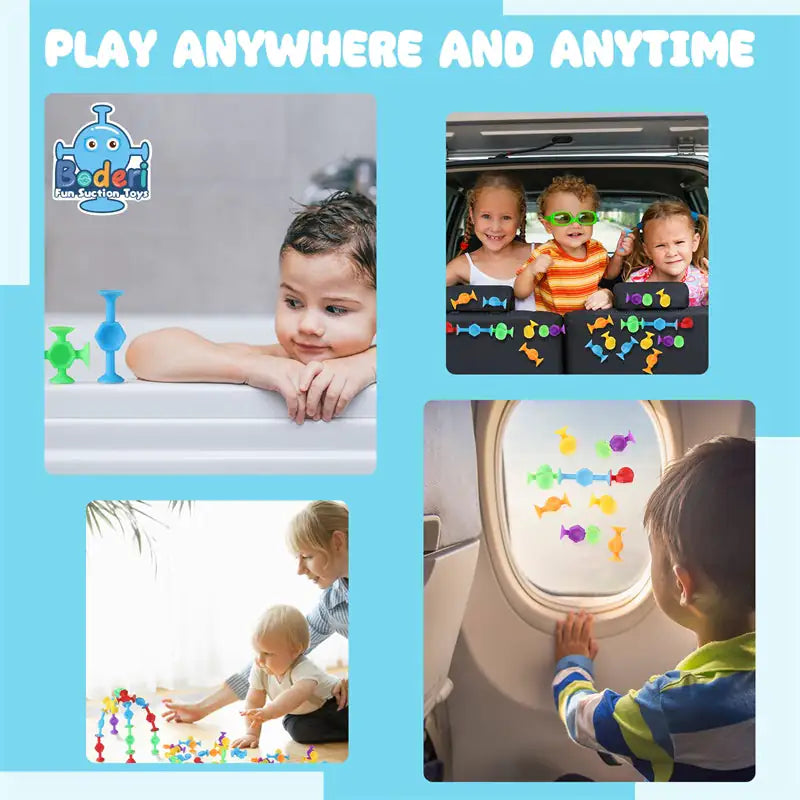 114 PCS Suction Sensory Toy