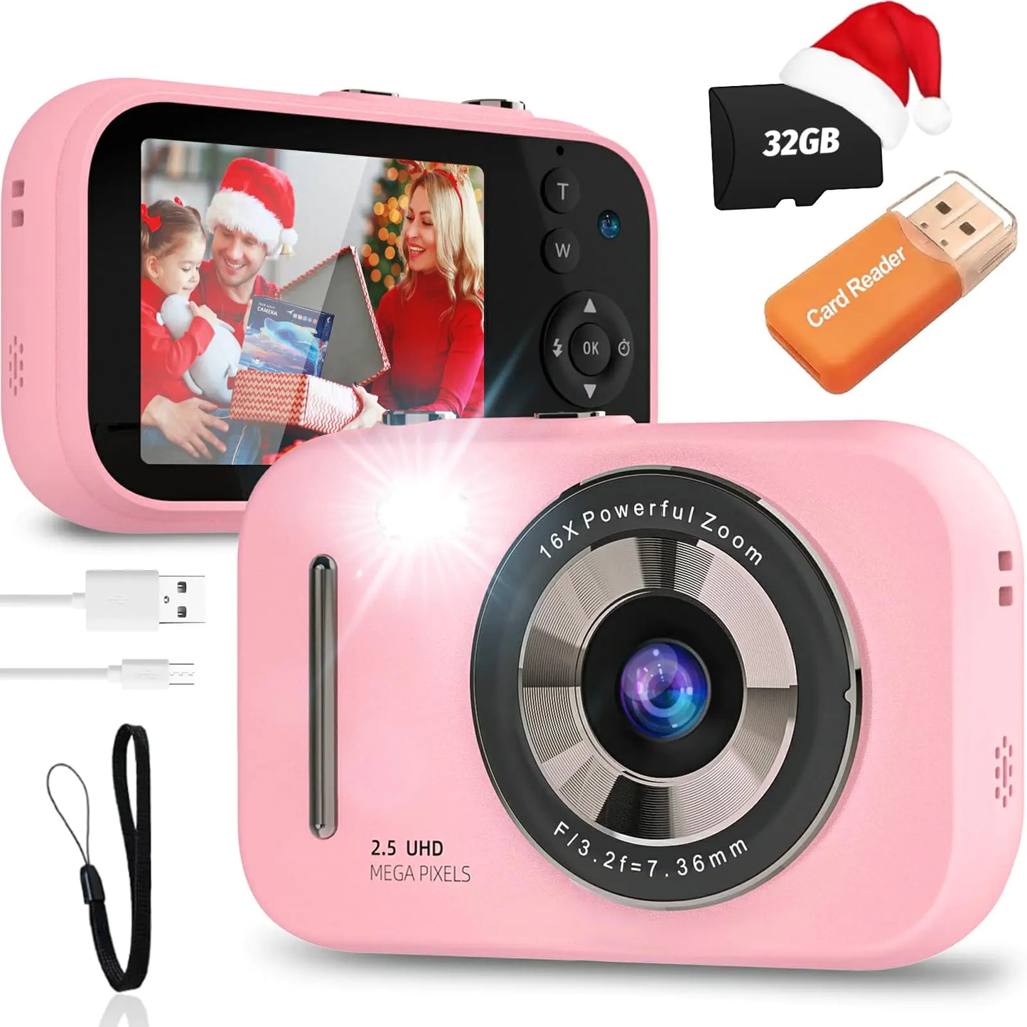 Kids Camera Digital Camera 4K Autofocus
