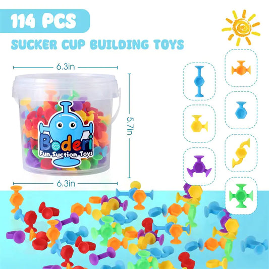 114 PCS Suction Sensory Toy